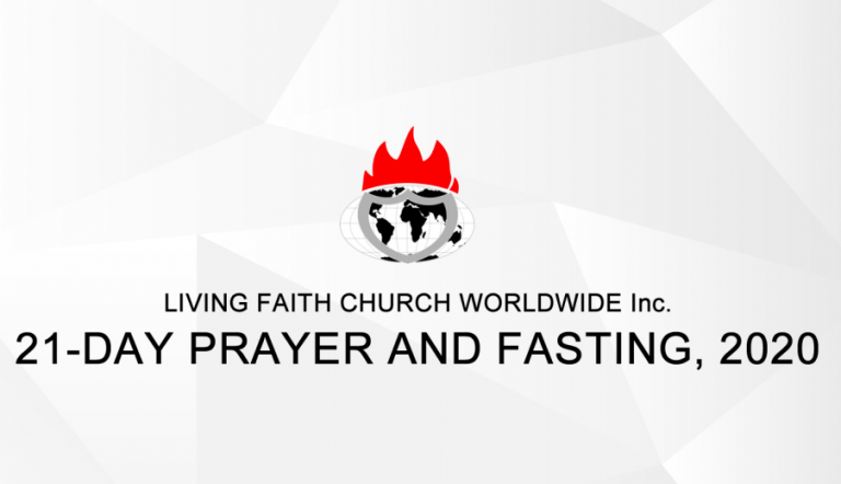 21-DAY PRAYER AND FASTING, 2020