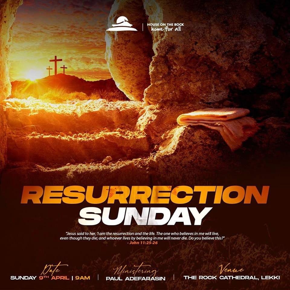 WATCH HOUSE ON THE ROCK EASTER SUNDAY SERVICE LIVE BROADCAST