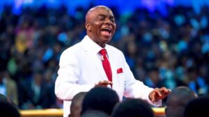 Bishop Oyedepo Ministering