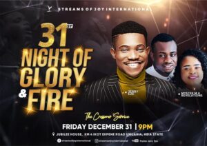 Streams of Joy Crossover Service 31st December 2021 (New Year Eve 2022)