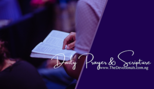 Daily prayer and scripture