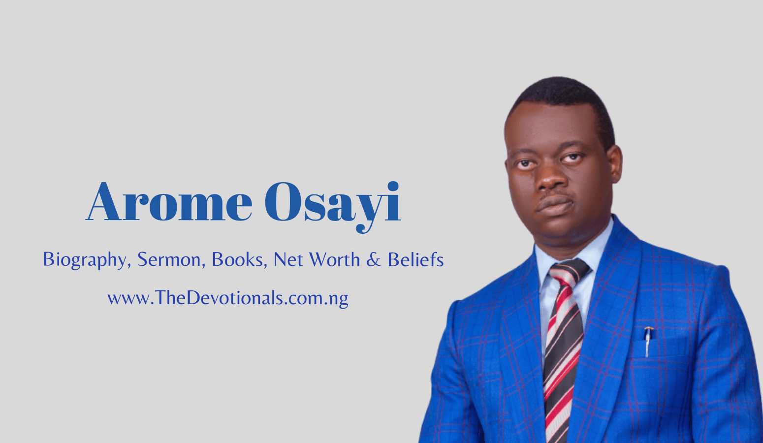 APOSTLE AROME OSAYI - PROFILE, SERMON, BELIEFS, LIVE SERVICES, BOOKS, NET  WORTH, BIOGRAPHY, - Daily Devotionals