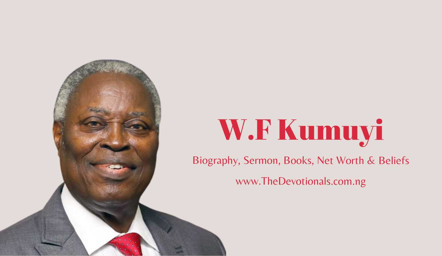 W.F Kumuyi's Ministry