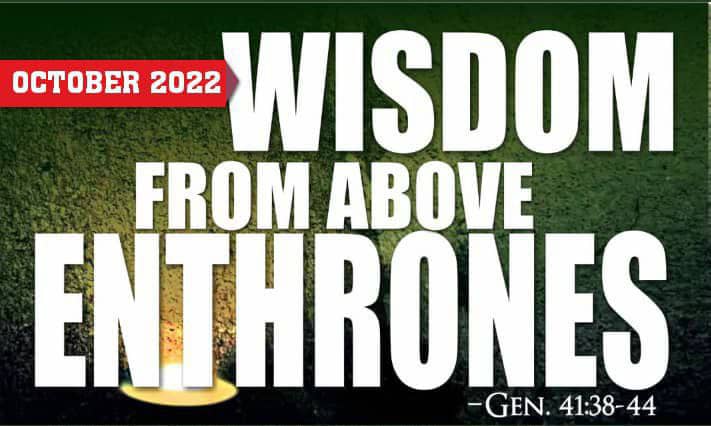 Wisdom From Above Enthrones