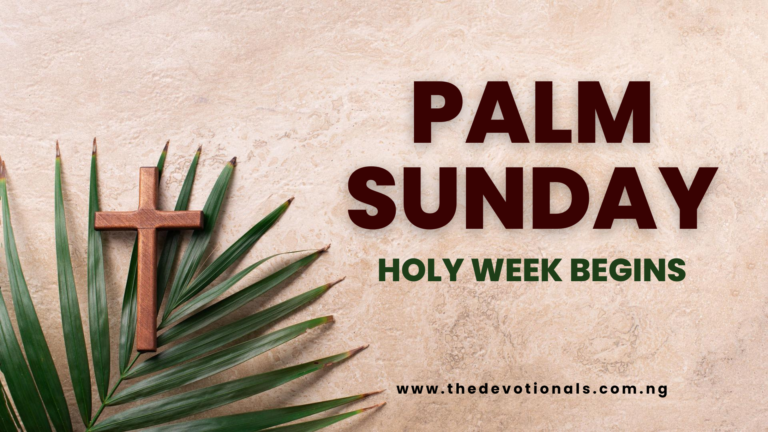 The Lord's Passion Sunday