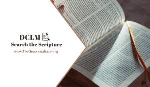 DCLM SEARCH THE SCRIPTURE