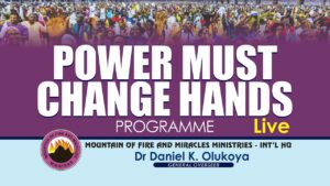 Power Must Change Hands Live