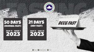 RCCG Fasting And Prayer Points 2023