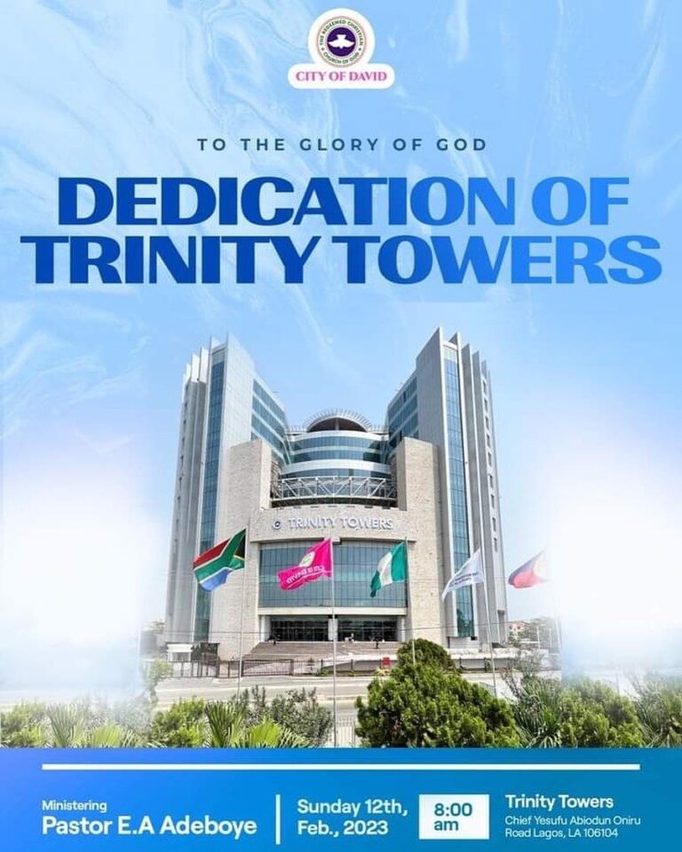 RCCG Trinity Towers Dedication Service