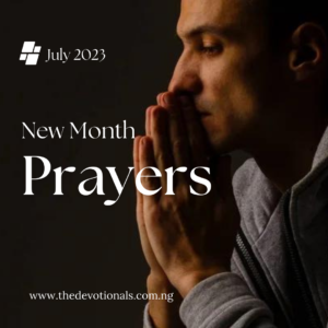New Month Prayer Points