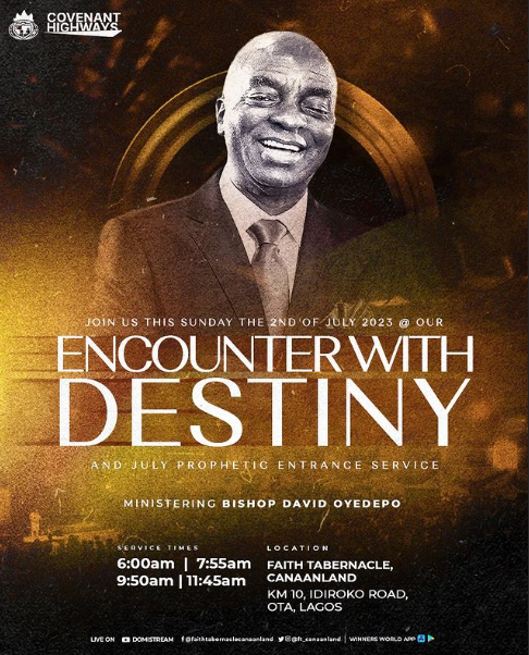 Winners ENcounter with Destiny Service 2nd July 2023