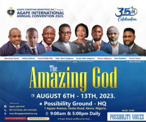 Agape Christian Ministries 35th International Annual Convention 2023