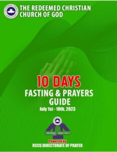 RCCG 10 Days Prayer-and-Fasting
