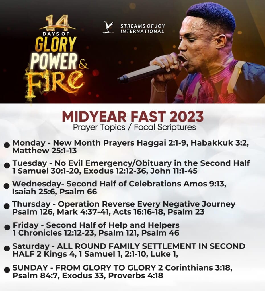 NSPPD 14 DAY OF GLORY AND FIRE MID YEAR FAST WITH JERRY EZE Daily
