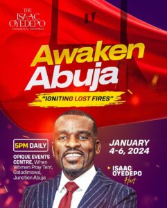 Awaken Abuja 2024 with Isaac Oyedepo