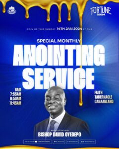 Winners Chapel anointing Service