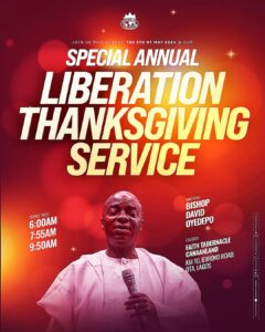 Special Annual Liberation Thanksgiving Service 2024